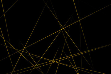 Abstract black with gold lines, triangles background modern design. Vector illustration EPS 10.