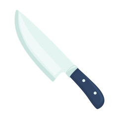 Kitchen Knife Emoji Icon Illustration. Cook Tool Vector Symbol Emoticon Design Doodle Vector.