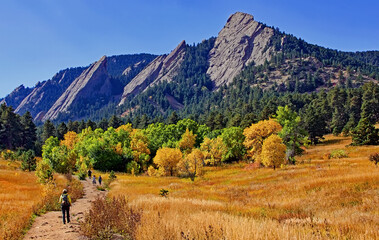 Boulder, Colorado's Flatirons are an emblem of the city