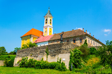 View of a seven chapel in the hungarian city Vac