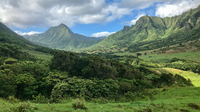 Jurassic Park Landscape on Oahu