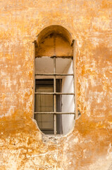 Window of old buildings
