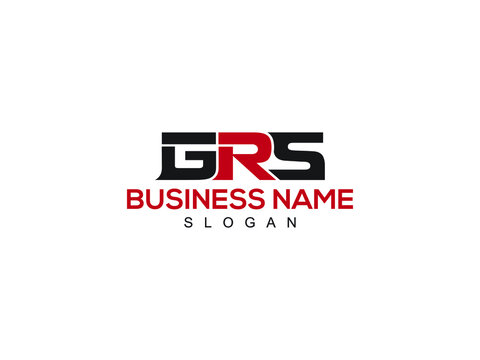 GRS Letter Type logo Icon Vector