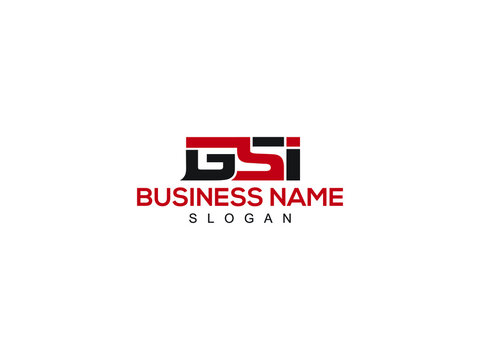 GSI Logo Letter Vector For Brand