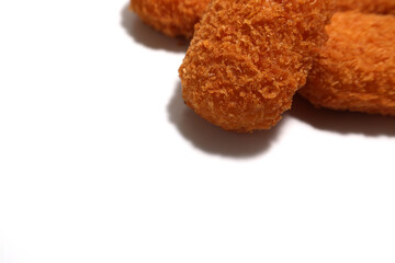 白バックのコロッケ