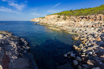 Sunset from Moscarter lighthouse in Ibiza (Spain)