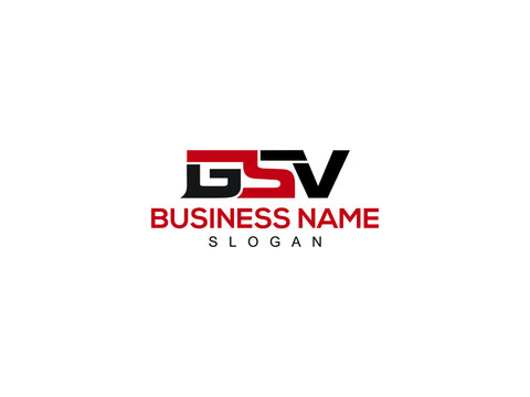 GSV Logo Letter Vector For Brand
