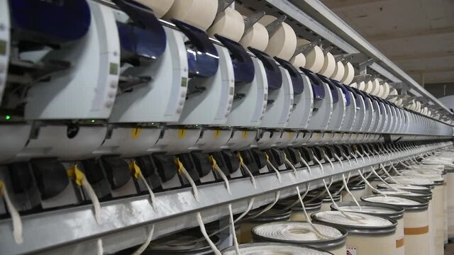 Industrial fabric production line