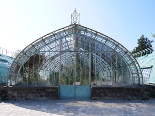 A greenhouse at auteuil. The 19th April 2021, Paris 16th, France.