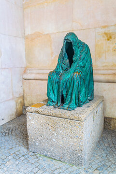 Commandatore or Cloak of Conscience (sculptor Anna Chromy) situated in Salzburg, Austria.