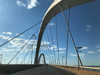 Juscelino Kubitschek Bridge (JK Bridge), in Brasilia, Brazil