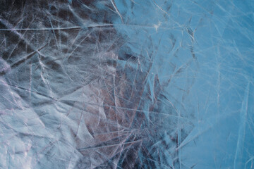 The texture of the foil is silvery mirror color. Copy space.