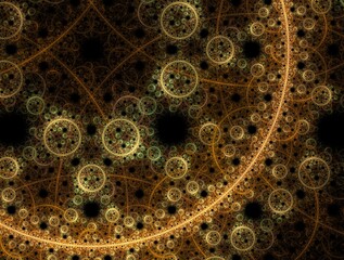 Imaginatory fractal background generated Image