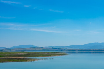Bornos reservoir lake, Cadiz. Andalucia. España. Europa. 
