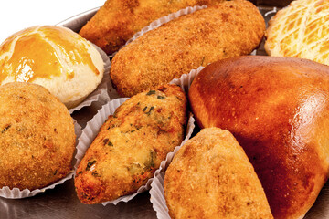 Fried and baked savory set