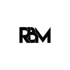 rbm letter original monogram logo design