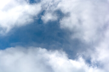 Partly cloudy weather and blue sky. 
