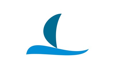 icon simple ship logo