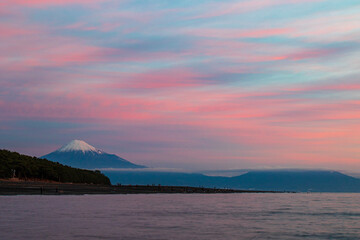 Fototapeta premium sunset over the sea