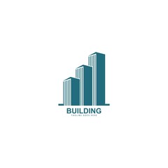 Fototapeta premium Building Logo Vector Icon Illustration