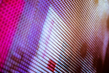 CloseUp LED blurred screen. LED soft focus background. abstract background ideal for design.