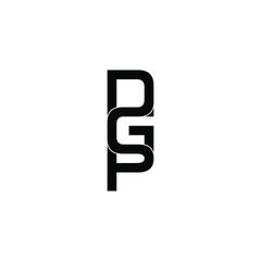 dgp letter original monogram logo design