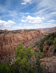 Ancient cliff dwelling and awesome canyons at the Navajo National Monument outside Kayenta Arizona