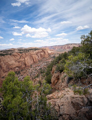 Ancient cliff dwelling and awesome canyons at the Navajo National Monument outside Kayenta Arizona