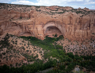 Ancient cliff dwelling and awesome canyons at the Navajo National Monument outside Kayenta Arizona