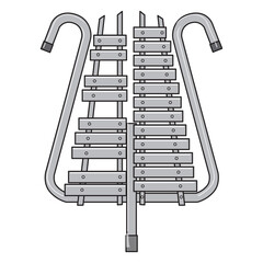 bellyra music instruments vector illustration,isolated on white background