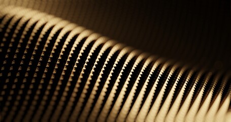 Particle drapery luxury gold 3d illustration background