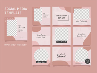 Template Puzzle Social Media Feed Fashion Women