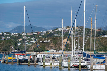 Fototapeta na wymiar Marina at Wellington