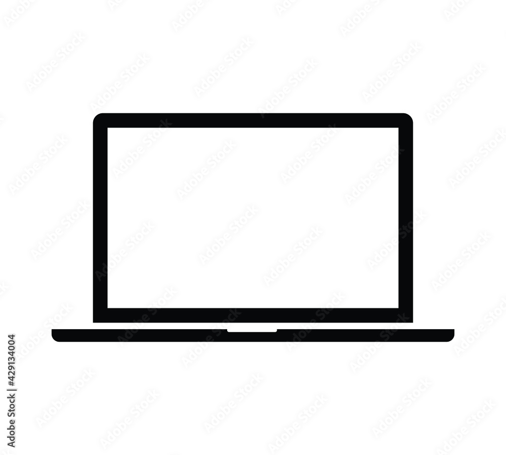 Poster device and gadget illustration collection set. laptop in flat design. vector element graphic of tech