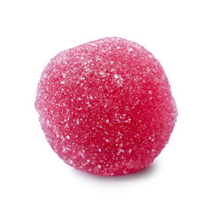 Sweet jelly candy on white background