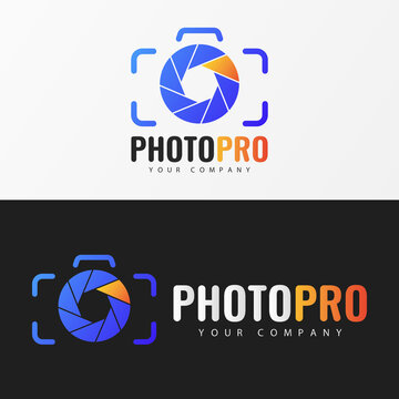 Logo template. Photo Studio Logo design.
