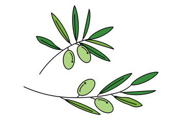 Olive oil Italian food icon