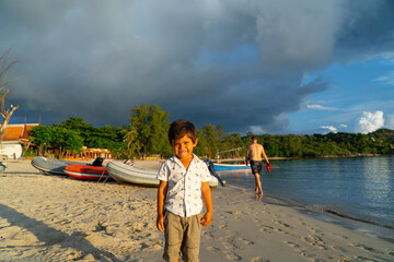 person on the beach