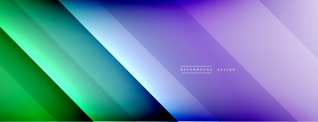 Obraz premium Dynamic lines abstract background. 3D shadow effects and fluid gradients. Modern overlapping forms