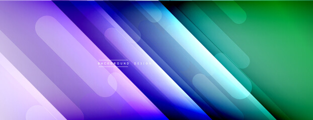 Dynamic lines abstract background. 3D shadow effects and fluid gradients. Modern overlapping forms