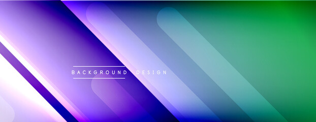 Dynamic lines abstract background. 3D shadow effects and fluid gradients. Modern overlapping forms