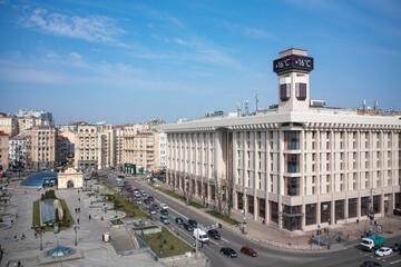 The Trade Unions Building, or Budynok Profspilok in Kyiv