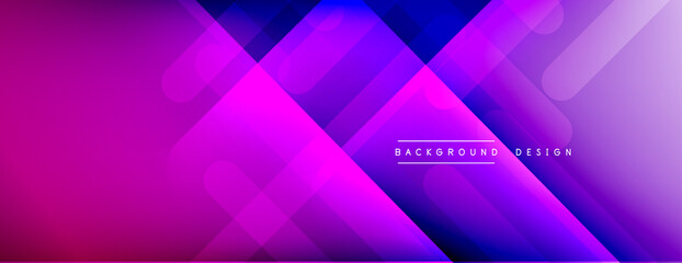Dynamic lines abstract background. 3D shadow effects and fluid gradients. Modern overlapping forms