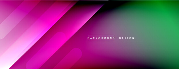Dynamic lines abstract background. 3D shadow effects and fluid gradients. Modern overlapping forms