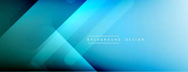 Dynamic lines abstract background. 3D shadow effects and fluid gradients. Modern overlapping forms