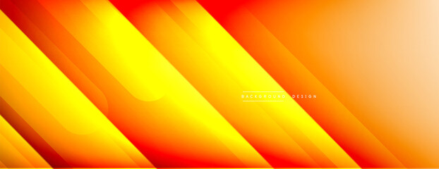 Dynamic lines abstract background. 3D shadow effects and fluid gradients. Modern overlapping forms