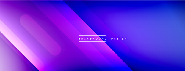 Dynamic lines abstract background. 3D shadow effects and fluid gradients. Modern overlapping forms
