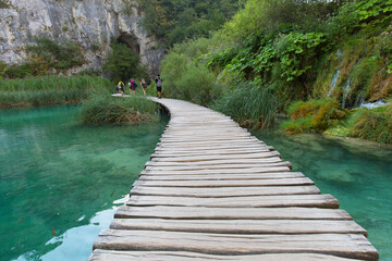 Plitvice Lakes National Park, a miracle of nature, waterfall, Croatia
