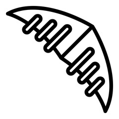 Air glider icon. Outline Air glider vector icon for web design isolated on white background