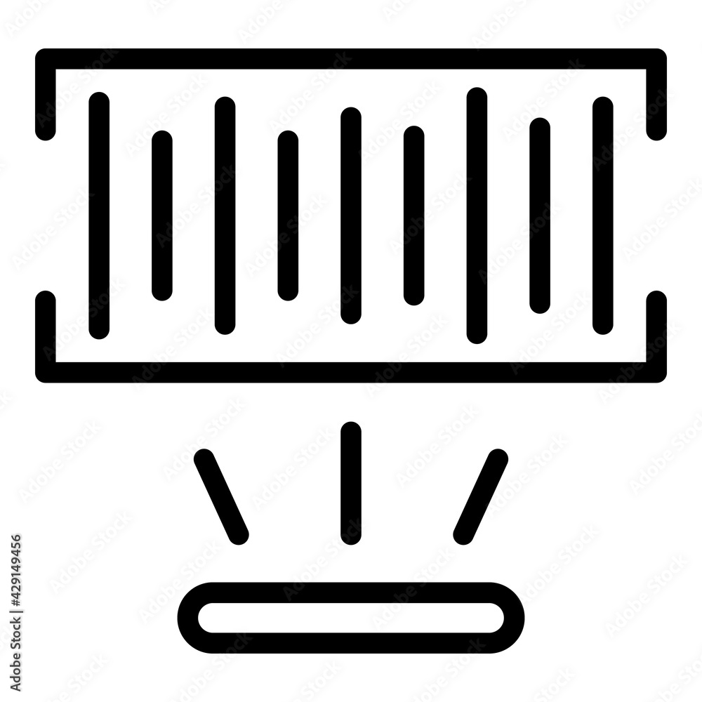 Poster easy return icon. outline easy return vector icon for web design isolated on white background